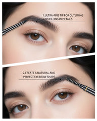 SUMEITANG dual-ended spoolie with pencil tip, blends color for natural finish