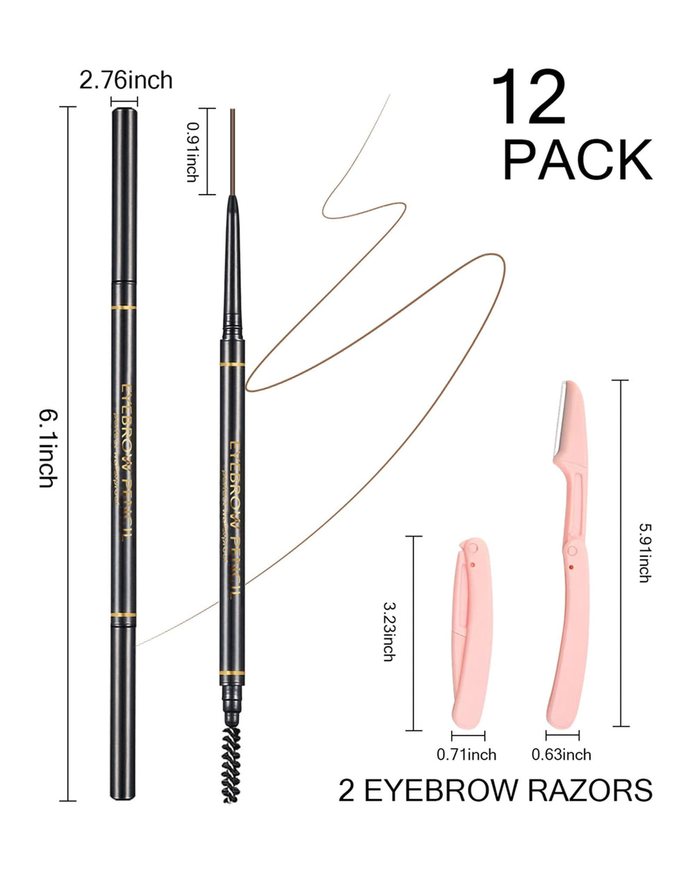 SUMEITANG textured pencil strokes on skin showing blendable natural results
