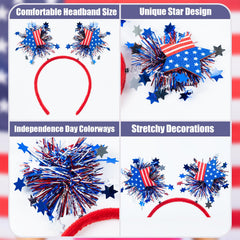 Sumkita star pattern detail showing printed USA stars, crisp patriotic motif