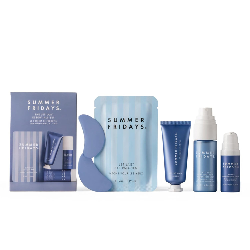 Summer Fridays front packaging showing compact travel kit and easy gifting benefit