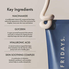 Applying Summer Fridays mask on face to demonstrate soothing and plumping