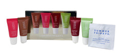 Summer Fridays front view of four mini tubes showing shades and compact size, great for travel