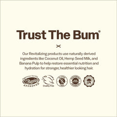 Sun Bum label close-up displaying ingredients and vegan claim for reassurance