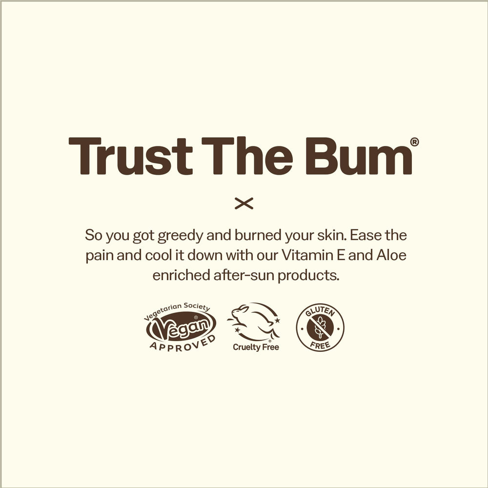 Sun Bum Cool Down tucked inside a travel bag for on-the-go after-sun care