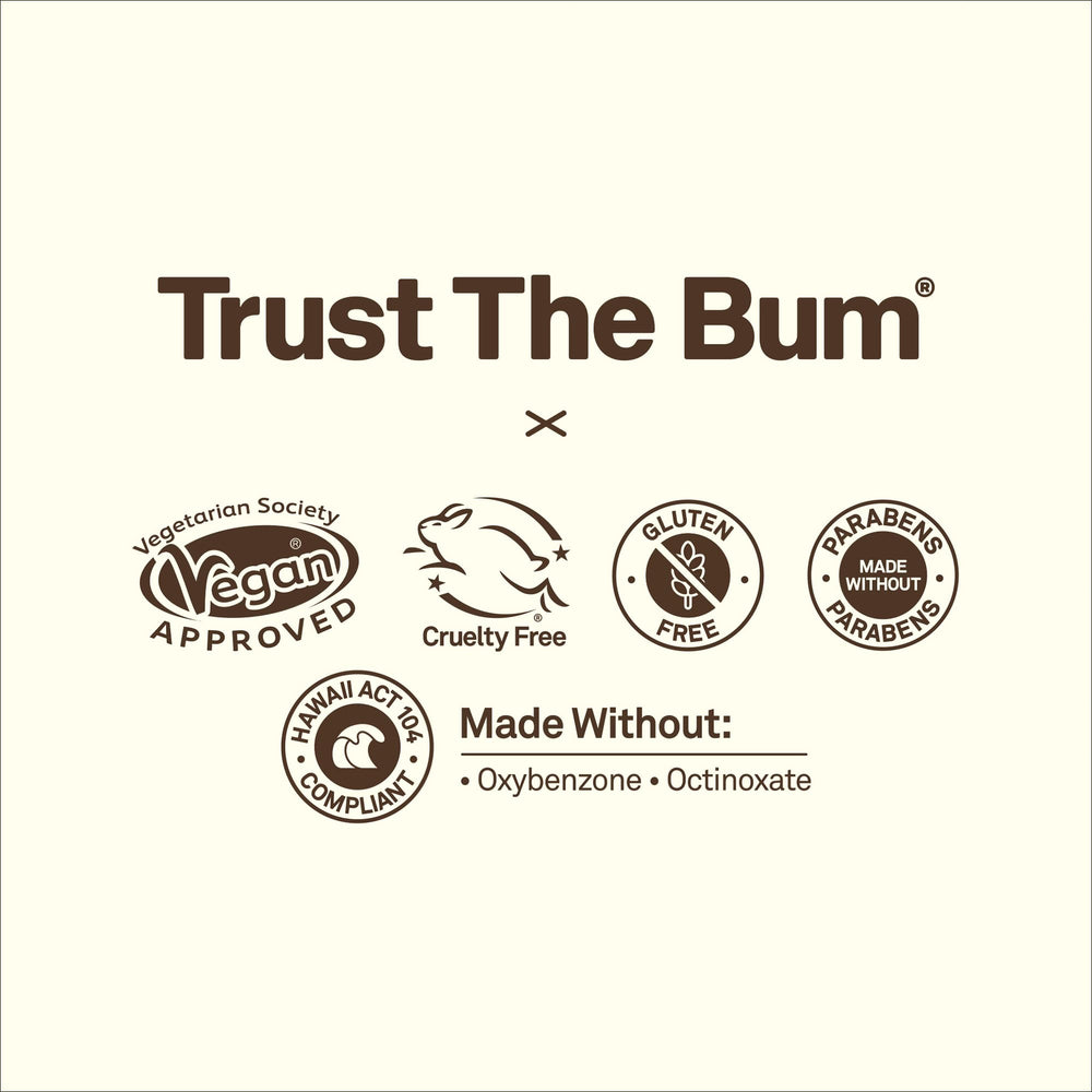 Sun Bum open twist-up tube revealing balm tip for easy application