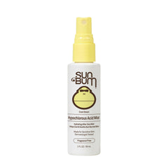 Sun Bum front packaging showing the 2 oz soothing mist, convenient travel size