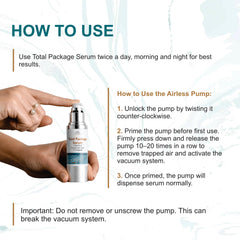Sun Coast Sciences dropper dispensing serum demonstrating precise application
