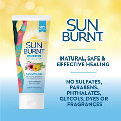 Sunburnt used during face routine in bathroom showing lightweight moisturizing