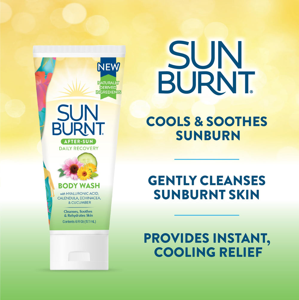 Sunburnt foam texture close-up highlighting gentle cleansing and hydration