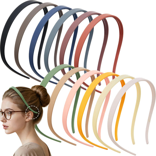 Suncalla headbands front view showing full multicolor set and neat packaging benefit: easy selection