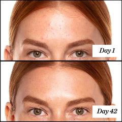 Close-up of serum texture from Sunday Riley A+, shows smooth lightweight blend