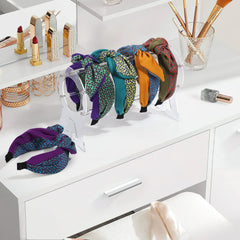Suneerplay headband holder styled on a vanity showing elegant display and room-enhancing benefit