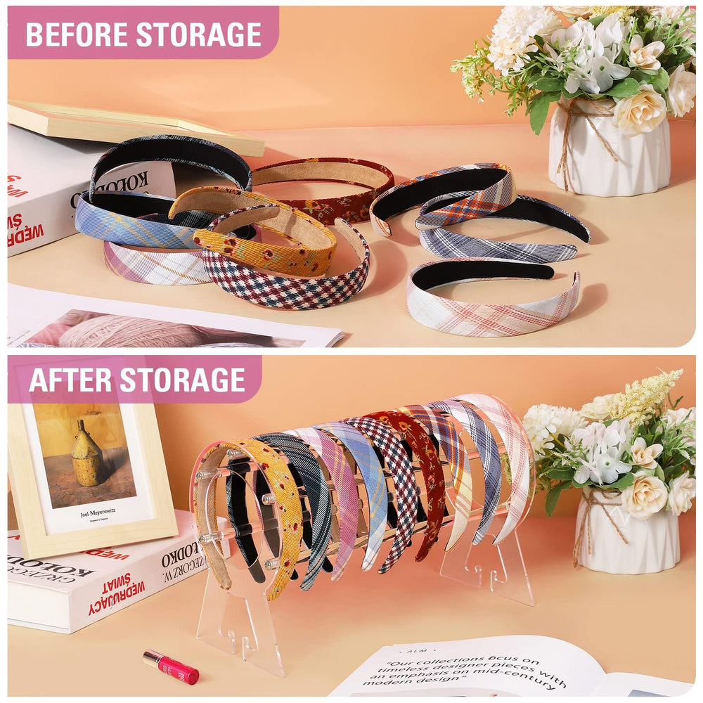 Suneerplay headband holder side profile highlighting slim footprint and space-saving benefit