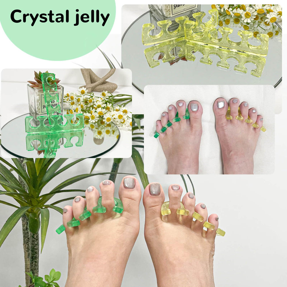 SUNFATT lifestyle spa night with separators creating a relaxing foot care scene