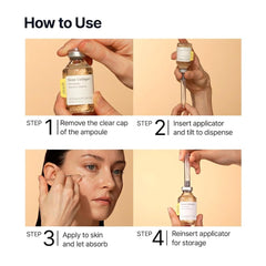 SUNGBOON EDITOR label closeup revealing peptide and gold infusion features