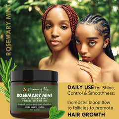 Sunny Isle pomade spread on hand showing easy application benefit