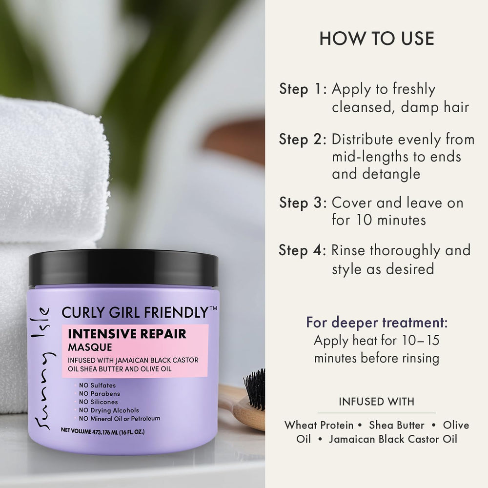 Sunny Isle close-up curl definition and improved frizz control