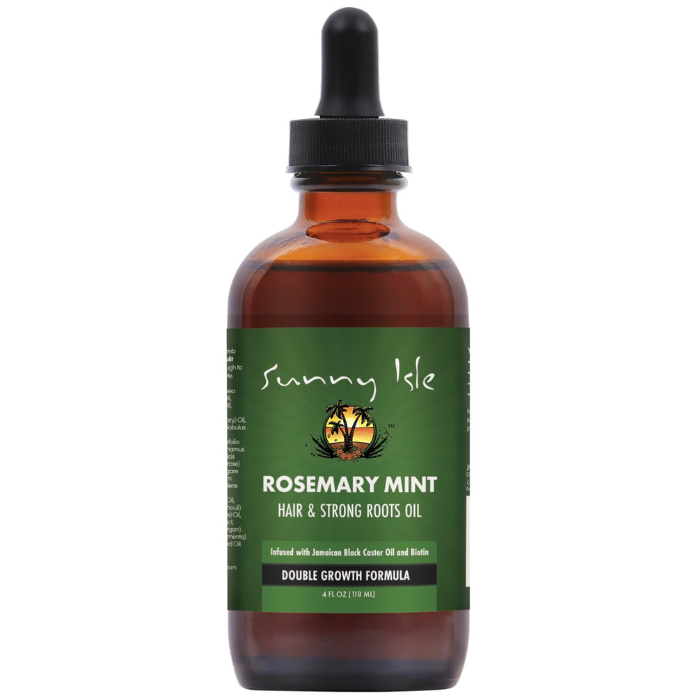 Sunny Isle front packaging showing 4oz bottle and product benefits