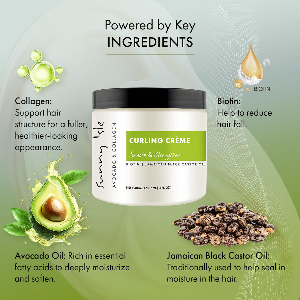 Sunny Isle label closeup highlighting key ingredients and clean formula benefits