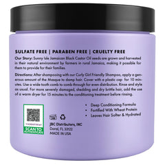 Sunny Isle label close-up highlighting ingredients and benefits