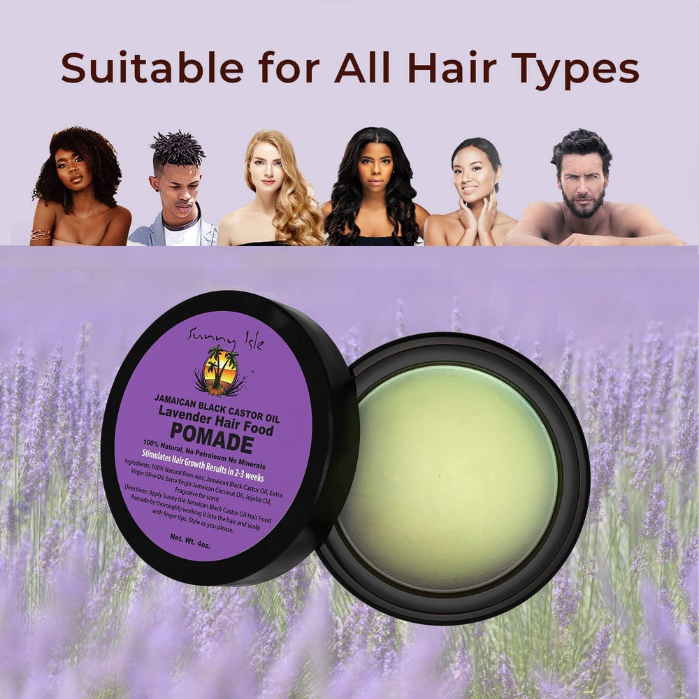 Sunny Isle pomade in hands demonstrating easy application and control