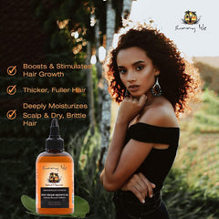 Sunny Isle pour and texture closeup highlighting rich oil for deep conditioning