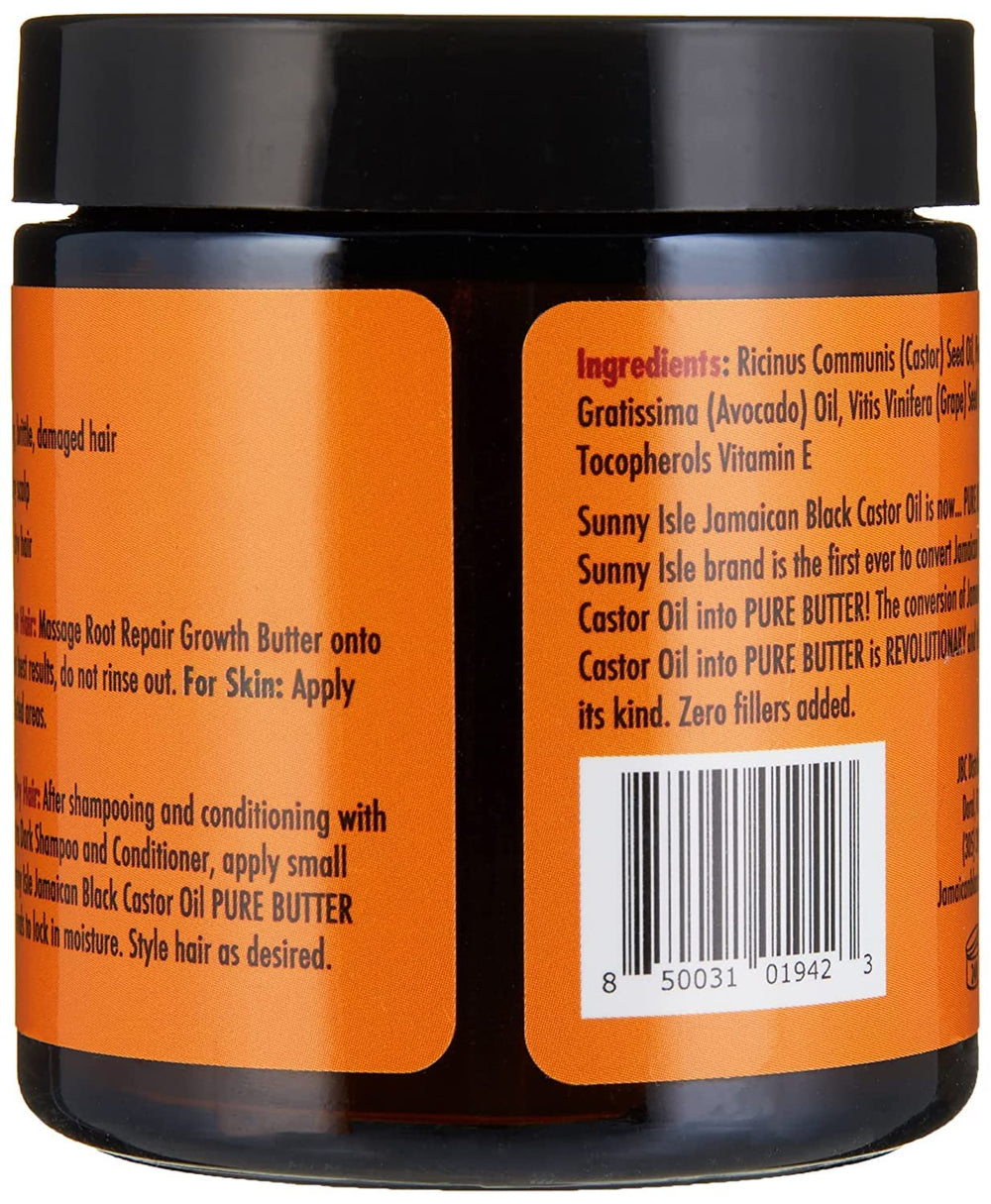 Sunny Isle scalp massage with butter to soothe dry, itchy scalp