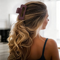 Sunolga clips securing an updo in use demonstrating reliable hold during activity