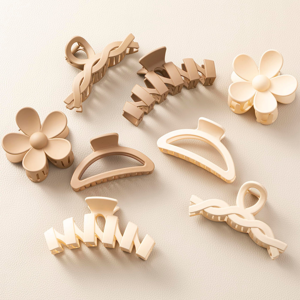 Sunolga front packaging showing 8 neutral claw clips and variety benefits
