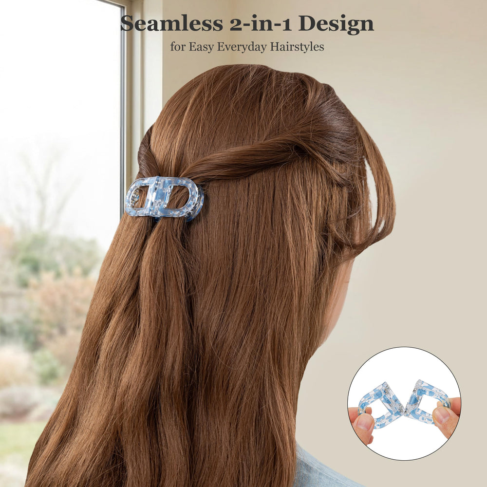 Sunolga clip beside ruler to show compact size and travel-friendly portability