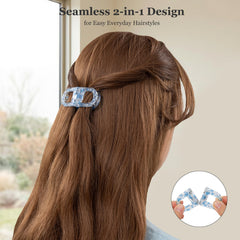 Sunolga clip beside ruler to show compact size and travel-friendly portability