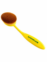 SunSafeBrush front view with cap showing portable design and quick dispensing