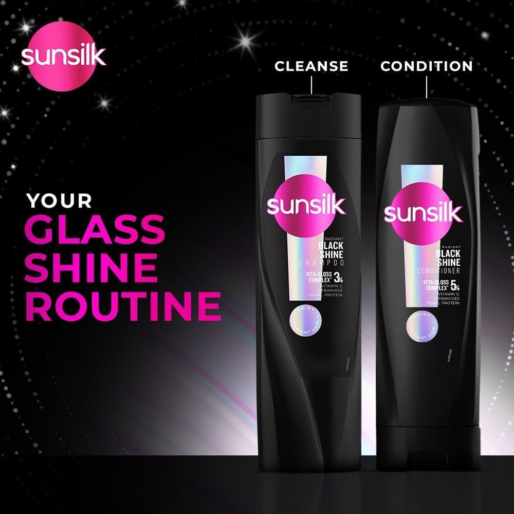 sunsilk bottle next to common items showing 350ml scale