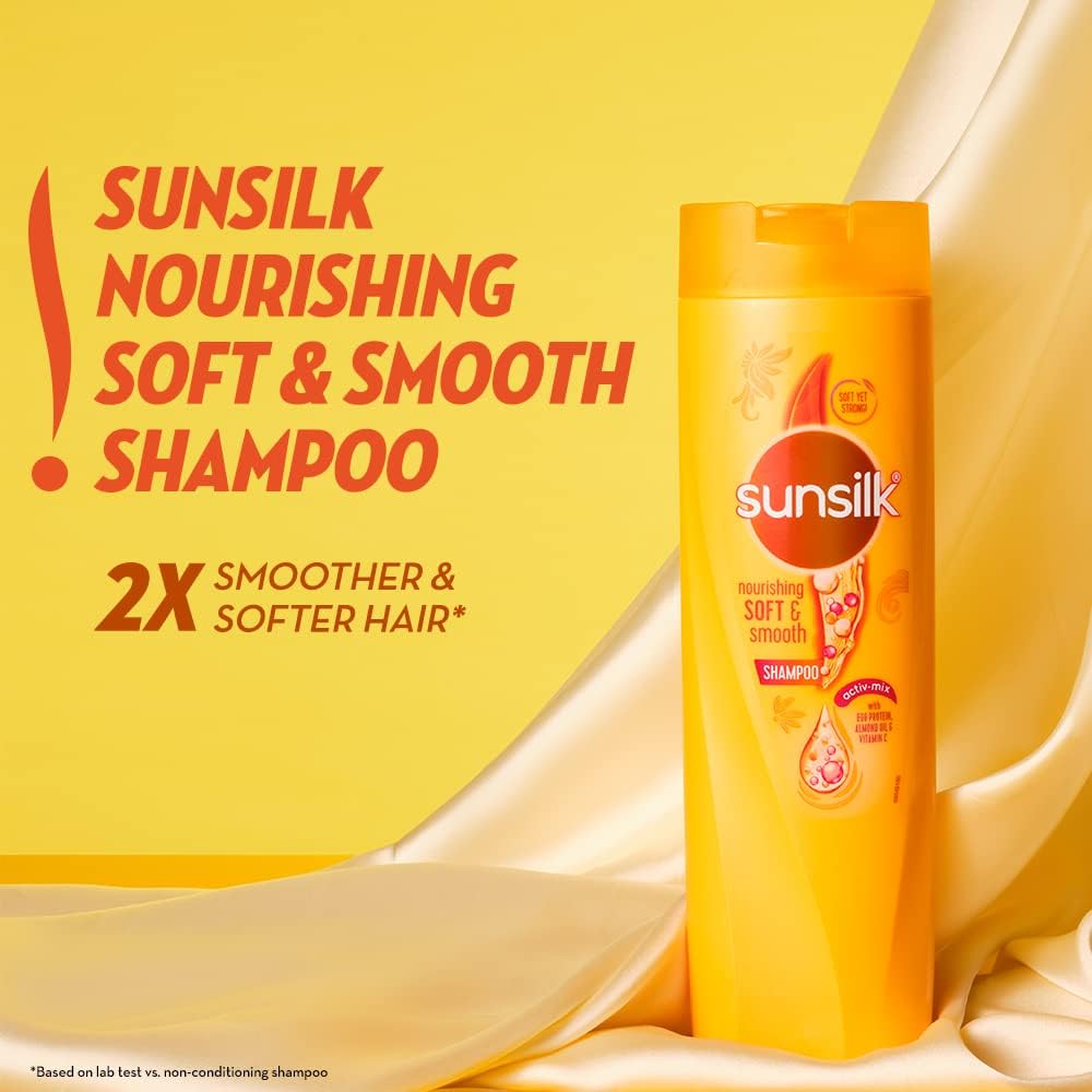 sunsilk shampoo foam texture closeup showing creamy lather benefit