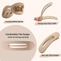SUNTIESDAY clip holding half-up hairstyle for comfortable all-day wear