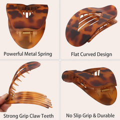 SUNTIESDAY side profile of clip lying flat against scalp for pressure-free comfort