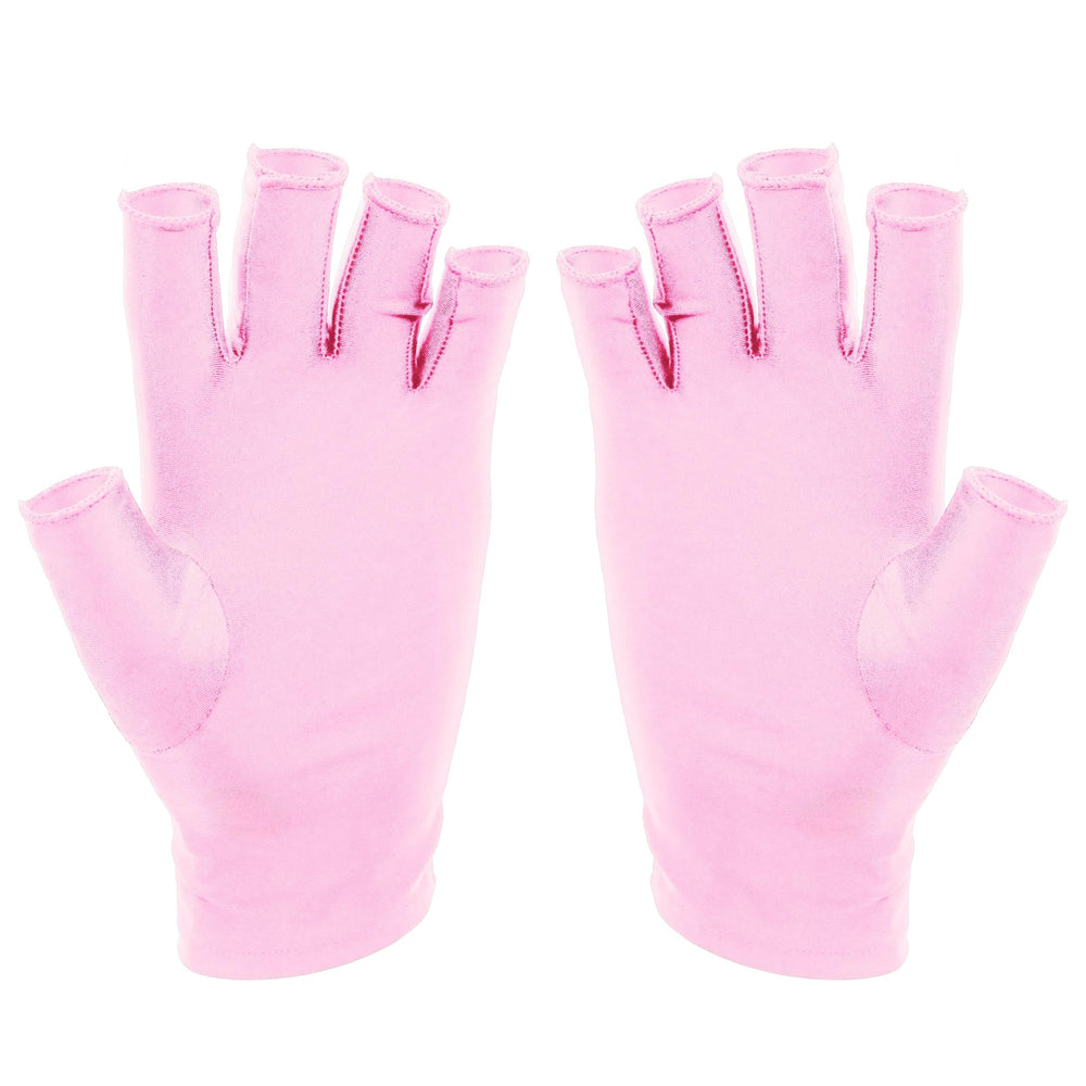 SUNUV pink gloves front view showing protective fit and comfort
