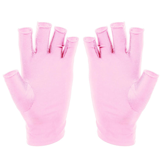 SUNUV pink gloves front view showing protective fit and comfort