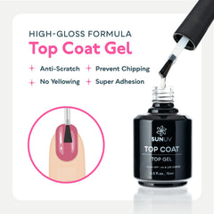 SUNUV in-use during manicure showing efficient curing process and smooth finish