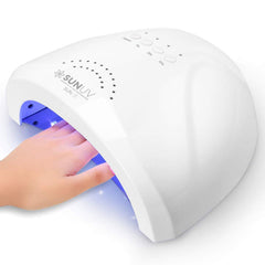 SUNUV SUNone front view showing compact design and clean white finish for easy placement