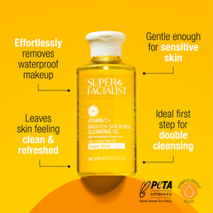 Super Facialist pump dispensing oil for controlled, mess-free usage benefit
