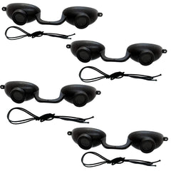 Super Sunnies EVO FLEX front view showing slim design and coverage benefit