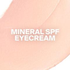 Supergoop! Bright-Eyed cream texture close-up highlighting lightweight finish