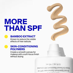 Supergoop! worn outdoors depicting sweat-resistant sun protection benefit