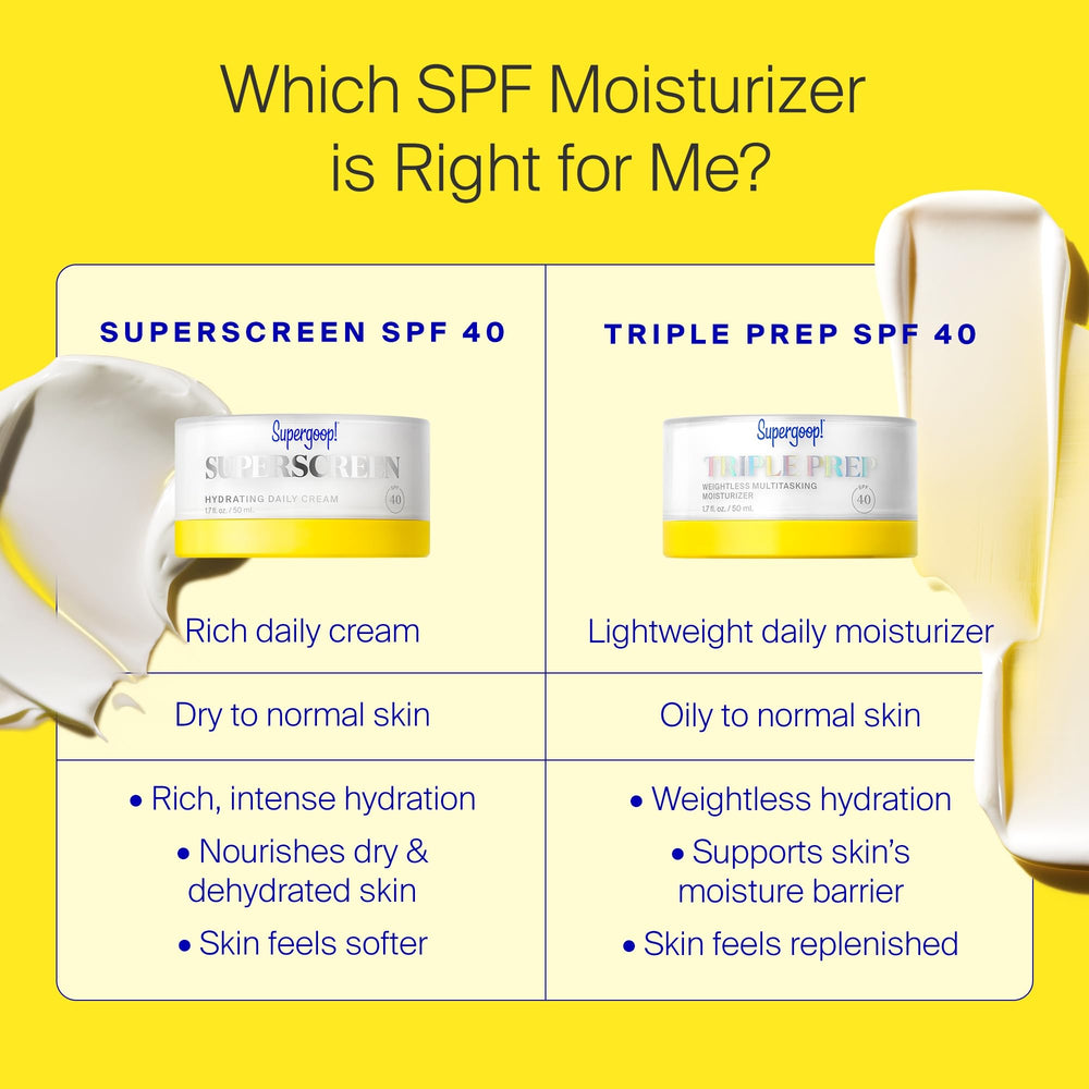 Supergoop! Superscreen with blue-green algae visual highlighting antioxidant support