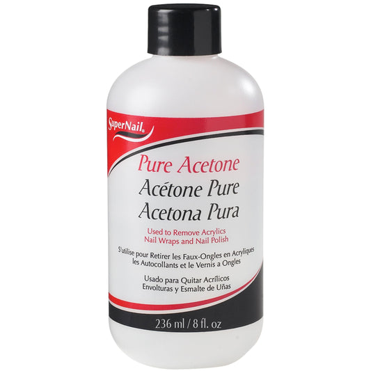 SuperNail bottle front label showing brand and professional strength remover benefits