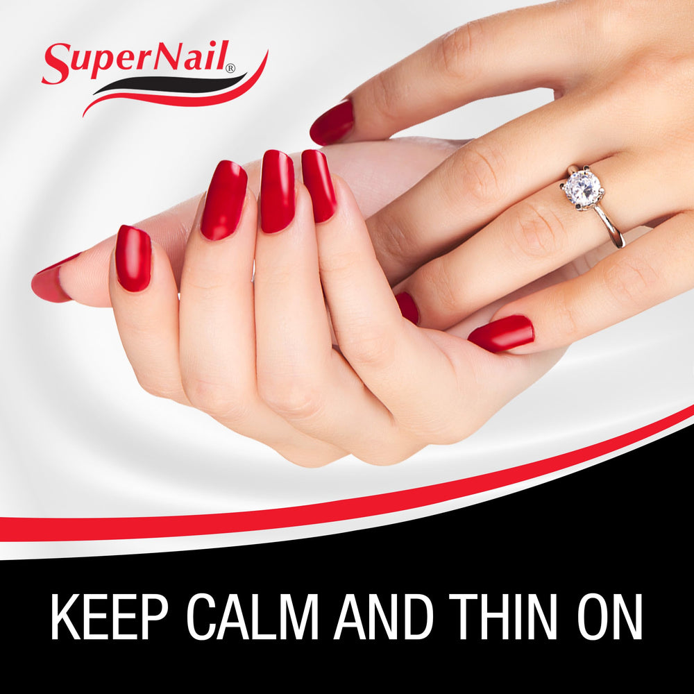 SuperNail close-up nozzle shot illustrating precise drop control benefit