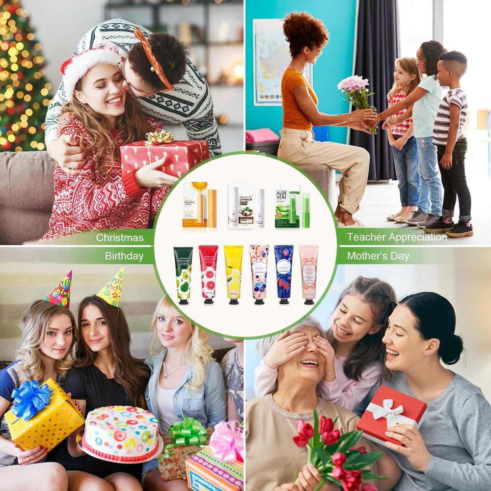SUPERSUN lip balm open in hand illustrating portability and on-the-go care benefit