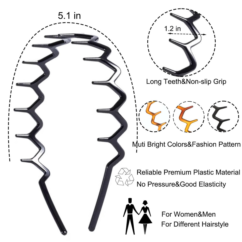Supgoodom close-up of wavy plastic teeth demonstrating grip and comfortable hold