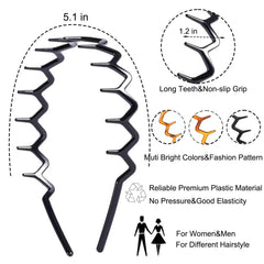 Supgoodom close-up of wavy plastic teeth demonstrating grip and comfortable hold